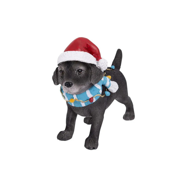 Splosh Christmas Lights Dog Ornament Festive Tree Decoration 10CM
