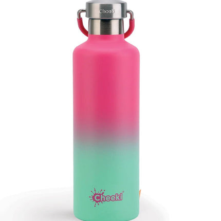 Cheeki Limited Edition Insulated Classic Stainless Steel Bottle Watermelon 600ml