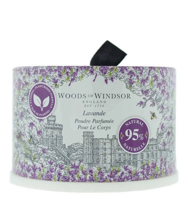 Woods Of Windsor English Lavender Perfumed Talcum Powder 100G