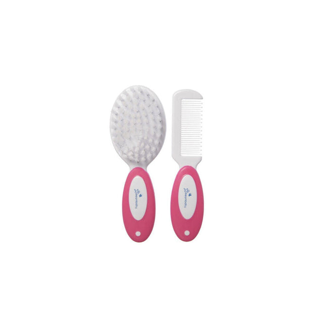 Dreambaby Deluxe Brush and Comb Set for Baby and Toddler Grooming Pink