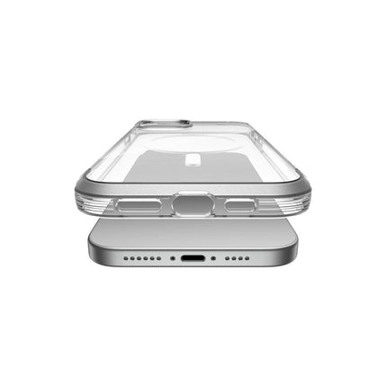 X-doria Raptic Air Magsafe Iphone 15 Plus (6.7") - Silver/clear