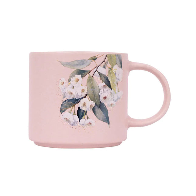 Splosh Native Blooms White Floral Mug