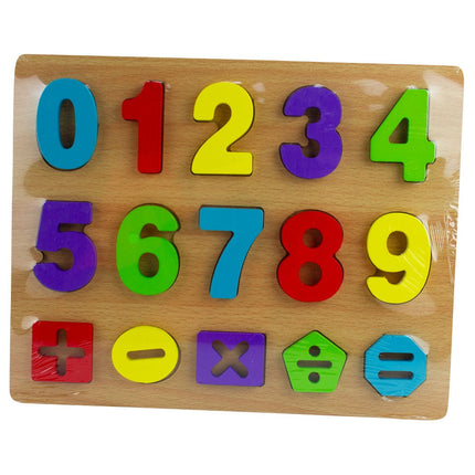 Kids Early Learning Wooden Math Puzzle