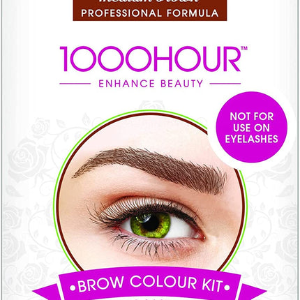 1000 Hour Brow Styling and Dye Kit Medium Brown