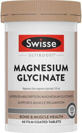 Swisse Ultiboost Magnesium Glycinate Tablets 60