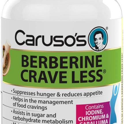 Carusos Berberine Crave less Tablets 42 Tabs