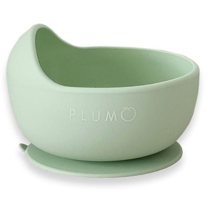 Plum Silicone Duck Egg Bowl in Olive