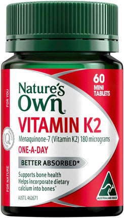 Nature's Own K2 180Mcg Tabs 60