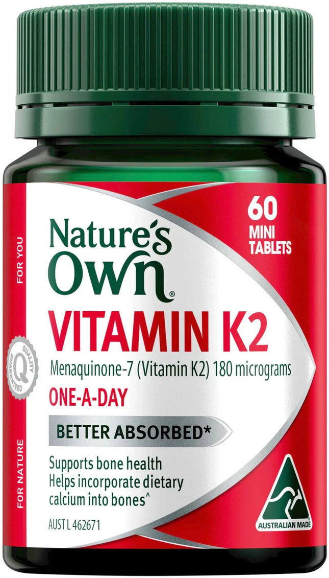 Nature's Own K2 180Mcg Tabs 60