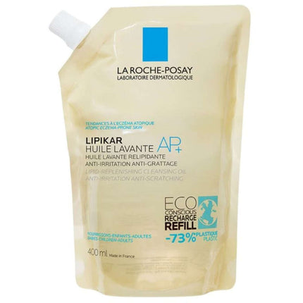 La Roche Posay Eco Refill Lipikar AP+ Body Cleansing Oil 400ml