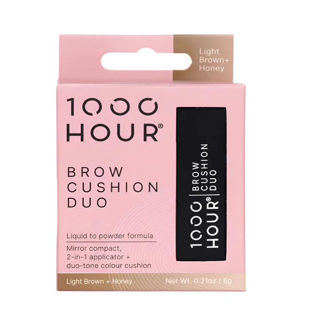 1000Hour Brow Cushion Duo Light Brown + Honey
