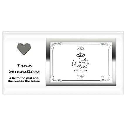 Generic Love Heart 3 Generations Frame 4x6