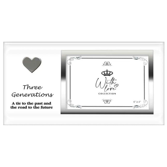 Generic Love Heart 3 Generations Frame 4x6