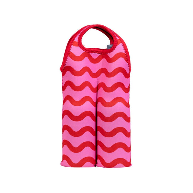 Splosh Summer Waves Neoprene Insulated Wine Cooler Bottle Holder 2  34CM