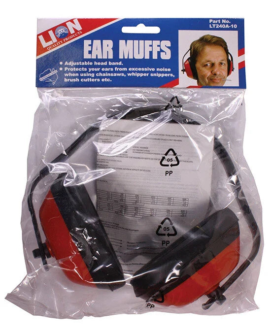 Lion Adjustable Noise Protection Strap DIY Workshop Workplace Earmuff