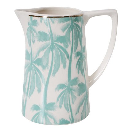 Lavida Palm Marine Porcelain Jug Water Pitcher
