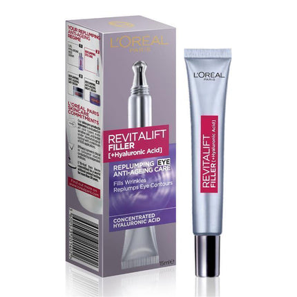 L'Oreal Paris Revitalift Filler Replumping Eye Cream 15ml - OhYouLuckyDuck.com.au
