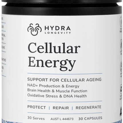 Hydra Longevity Cellular Energy 30 Caps