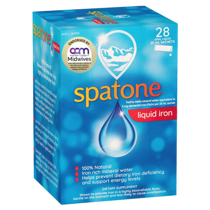 Spatone 100 Percent Natural Liquid Iron Supplement 28 Sachets