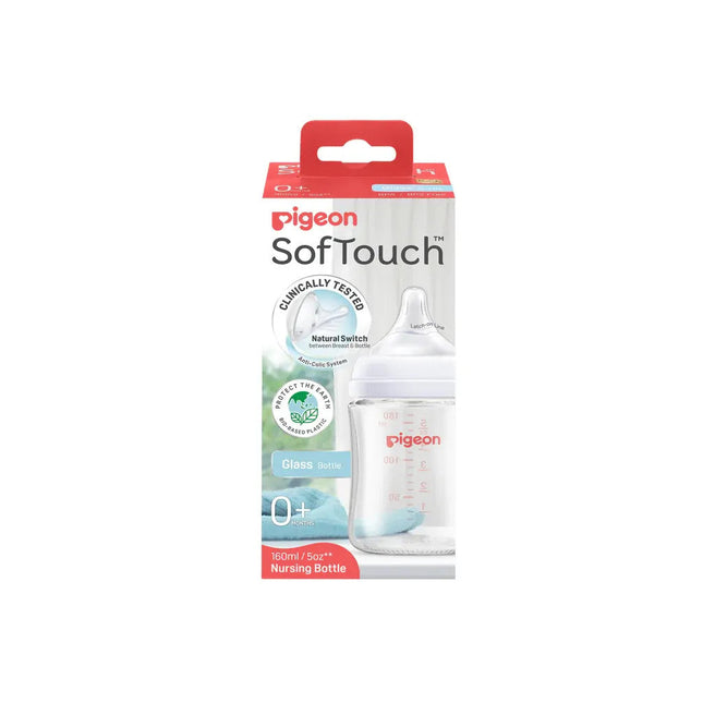 Pigeon Softouch Bpp Wide Neck Glass Baby Bottle 160ml Suit 3+ Months Pba271