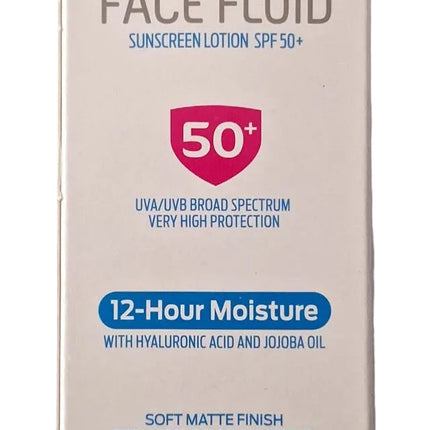 Banana Boat Ultra Light Face Fluid Sunscreen Lotion Spf50+ 50g