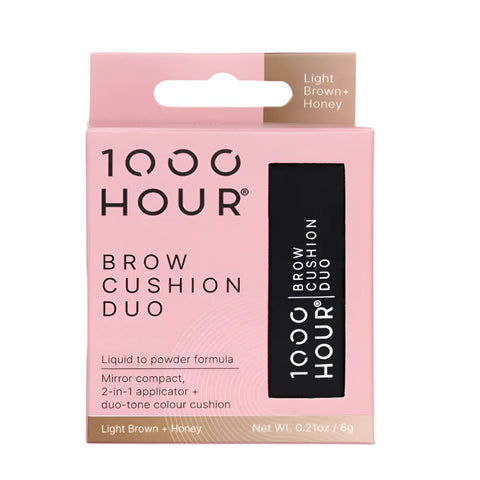 1000Hour Brow Cushion Duo Light Brown + Honey