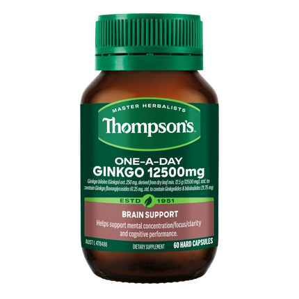 One A Day Ginkgo Capsules 12000MG 60 Capsules