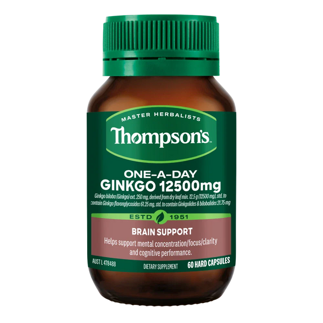 One A Day Ginkgo Capsules 12000MG 60 Capsules