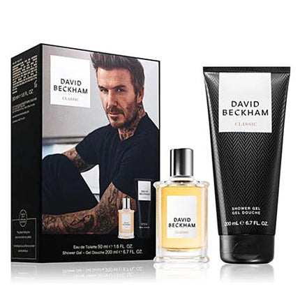 David Beckham Classic Homme EDT 50ML and Shower Gel 200ML Gift Set
