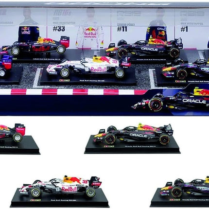 Bburago Formula 1 Racing Die Cast Car Set For Kids 6 Pack 1:43 Scale