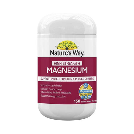Nature's Way Magnesium for Muscle Health and Energy Production 150 Tablets