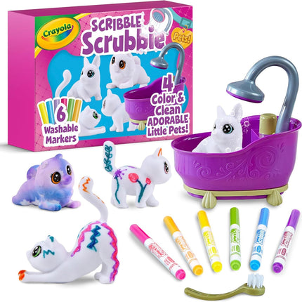 CRAYOLA Bathtub Draw and Wash Crayons with Mitt Kids Bath Toy 27g