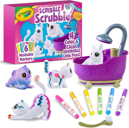 CRAYOLA Bathtub Draw and Wash Crayons with Mitt Kids Bath Toy 27g