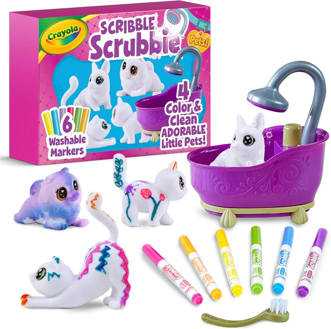 CRAYOLA Bathtub Draw and Wash Crayons with Mitt Kids Bath Toy 27g