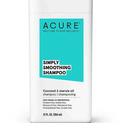 Acure Simply Smoothing Shampoo With Coconut And Marula 354ML