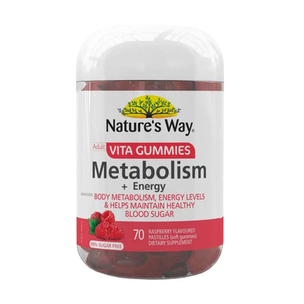 Nature's Way Adult Vita Gummies Metabolism and Energy Supplement 70 Gummies
