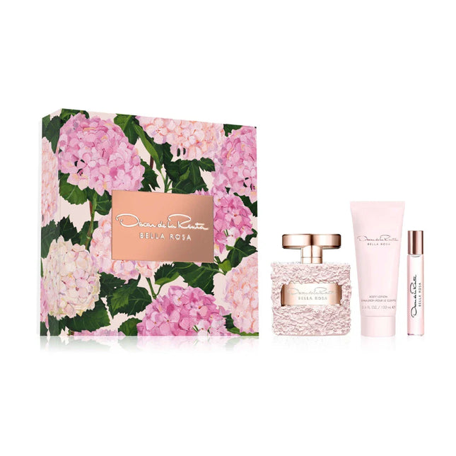 Oscar De La Renta Bella Rose EDP 100ML 3Pc Set