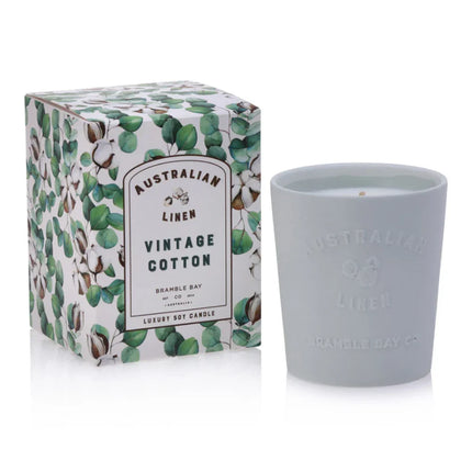 Australian Linen Vintage Cotton Scented Candle 250G
