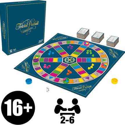 Hasbro Games Trivial Pursuit Classic Edition Board Game for Adults and Teens