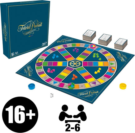 Hasbro Games Trivial Pursuit Classic Edition Board Game for Adults and Teens