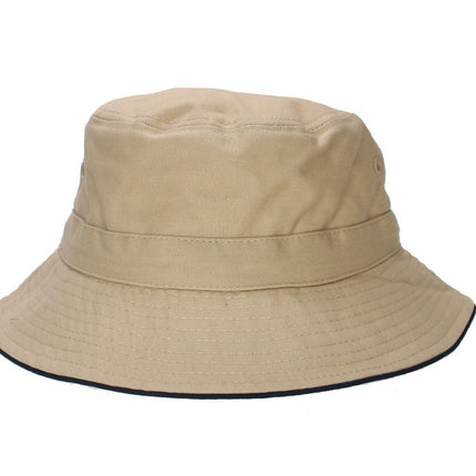 Rigon Jester Reversible Bucket Hat Khaki and Navy M/L