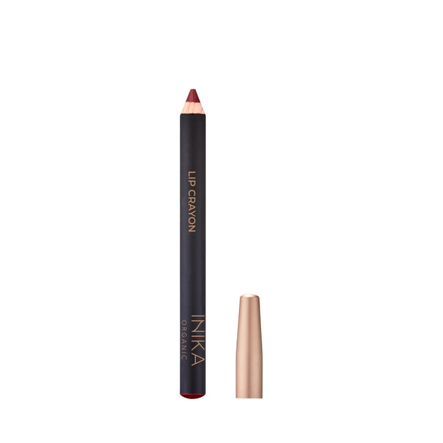 Inika Organic Creamy Lush Pigmented Colour Lip Crayon Liner Crimson 3G