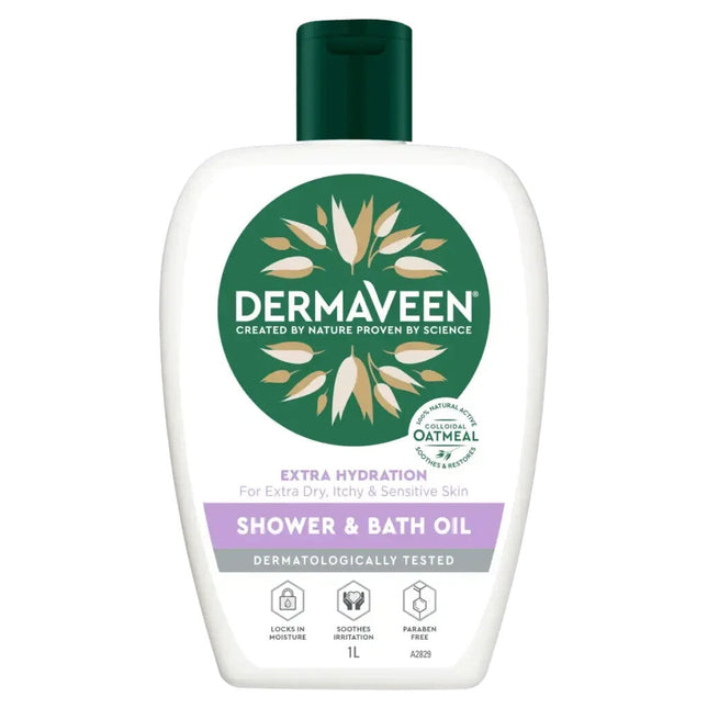 DermaVeen Shower and Bath Oil 1L