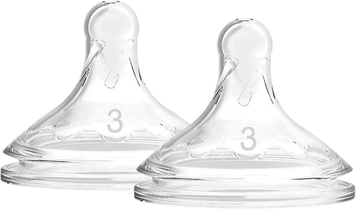 Dr. Brown's Options+ Wide Neck Silicone Teats Level 3 2 Pack