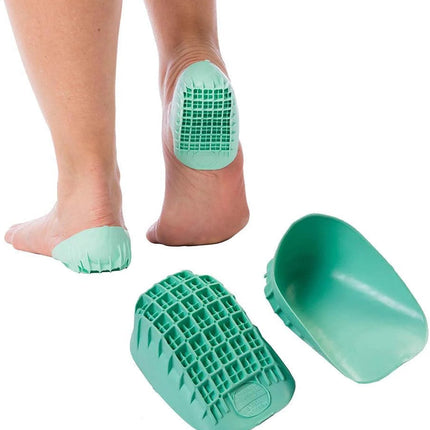 Tulis Heel Cups Heavy Duty Green Shock Absorbing Heel Cups