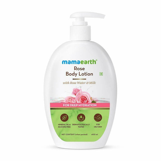 Mamaearth Rose Body Lotion 400ml - OhYouLuckyDuck.com.au