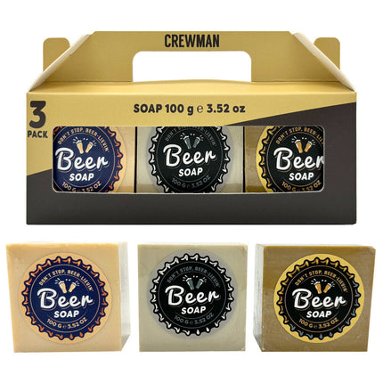 Crewman Beer Soap Gift Set 3 x 100G