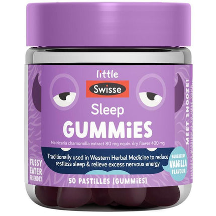 Little Swisse Sleep Gummies for Kids with Chamomile and Vitamin B6 50PCS