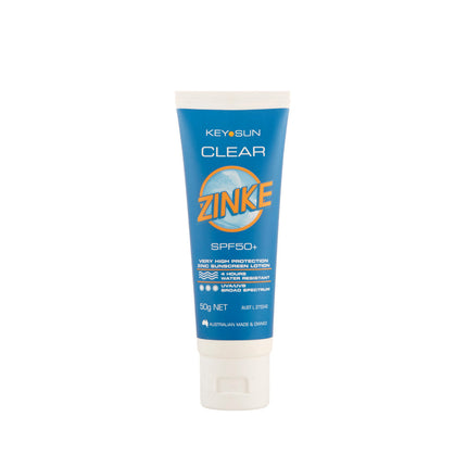 Key Sun Clear Zinke 50G TUBE Zinc Very High Protection Sunscreen SPF 50+