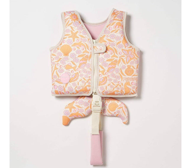 SUNNYLIFE Swim Vest for Toddlers Cherry Print 1 to 2 Years